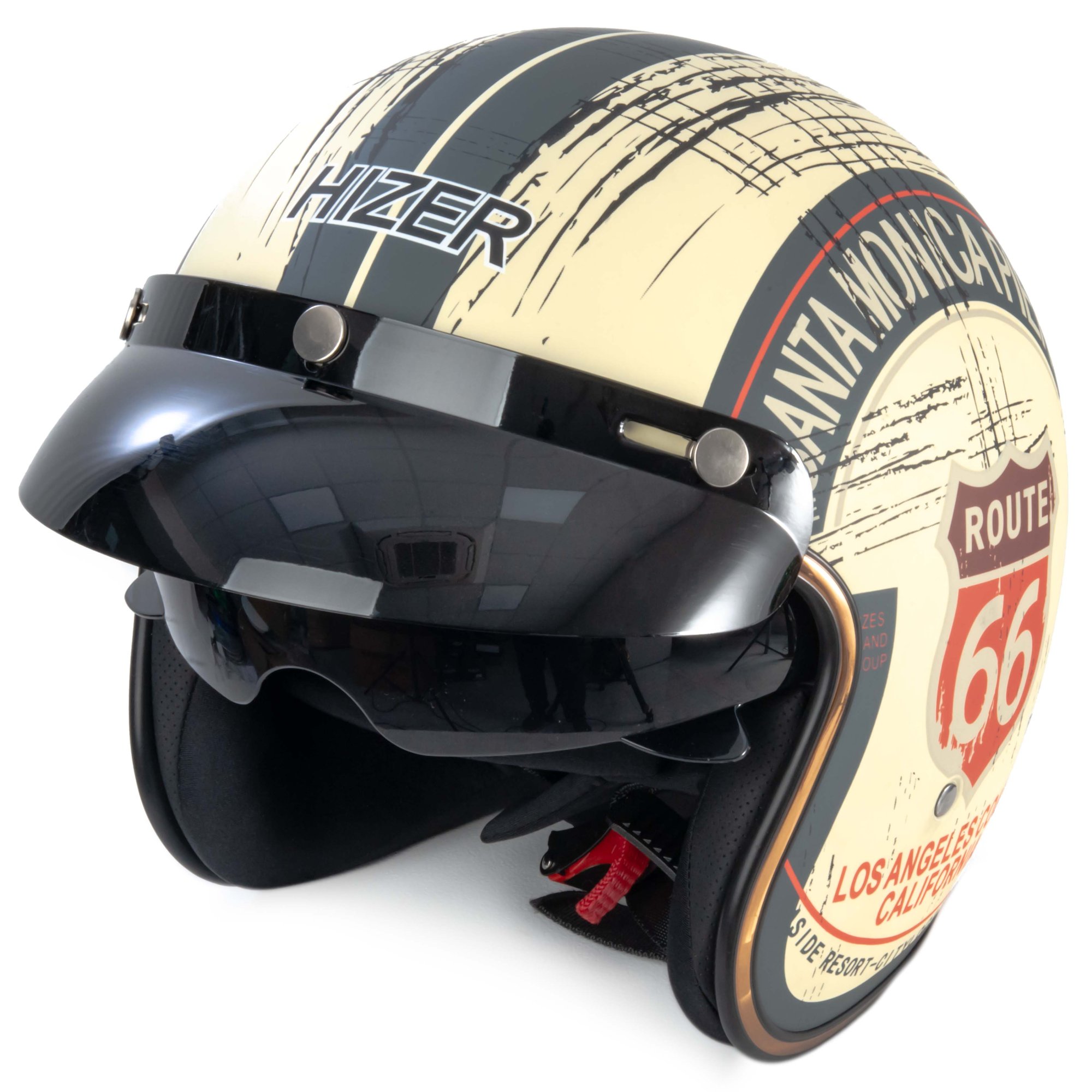 Шлем мото открытый HIZER J510 №1 (XXL)